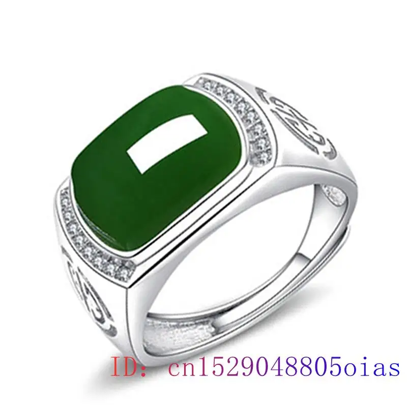 Rings - Anel de jade verde presentes moda