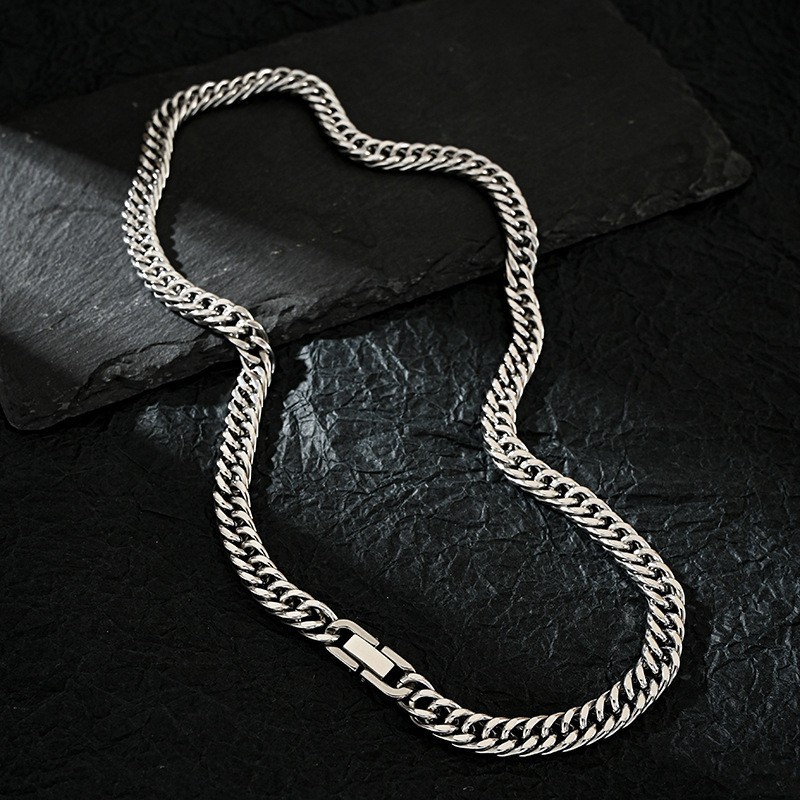 Cuban Link Chain 12Mm - 7mm correntes cubanas de aço inoxidável