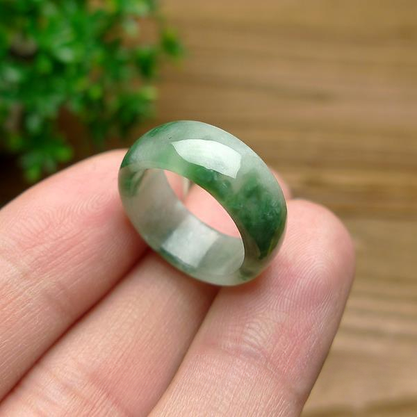 Rings - Jade verde anel natural pedra preciosa