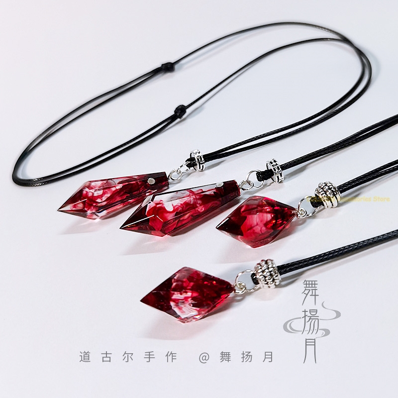 Anime Pendant Necklace - Anime epóxi colar o husky e