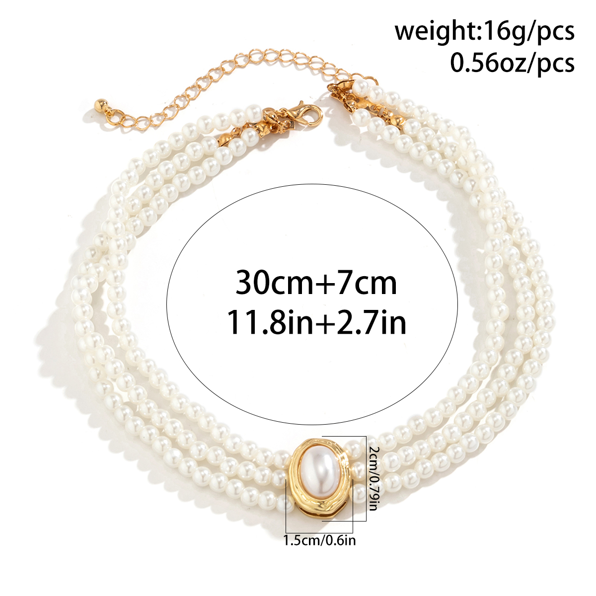 Multicamadas vintage imitação  - Pearl Choker Necklace Vintage avaliação e preço