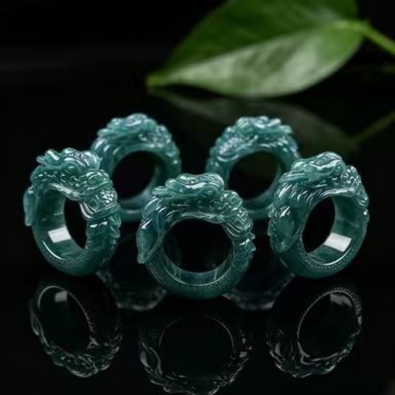 Anel de jadeíta de qualidade s - Rings avaliação e preço