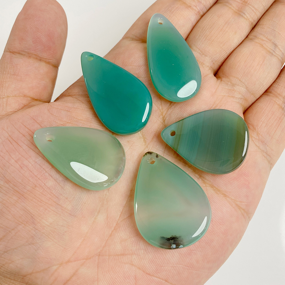 Grande Forma Waterdrop Pedra P - Crystal Pendant Necklace Natural Stone avaliação e preço