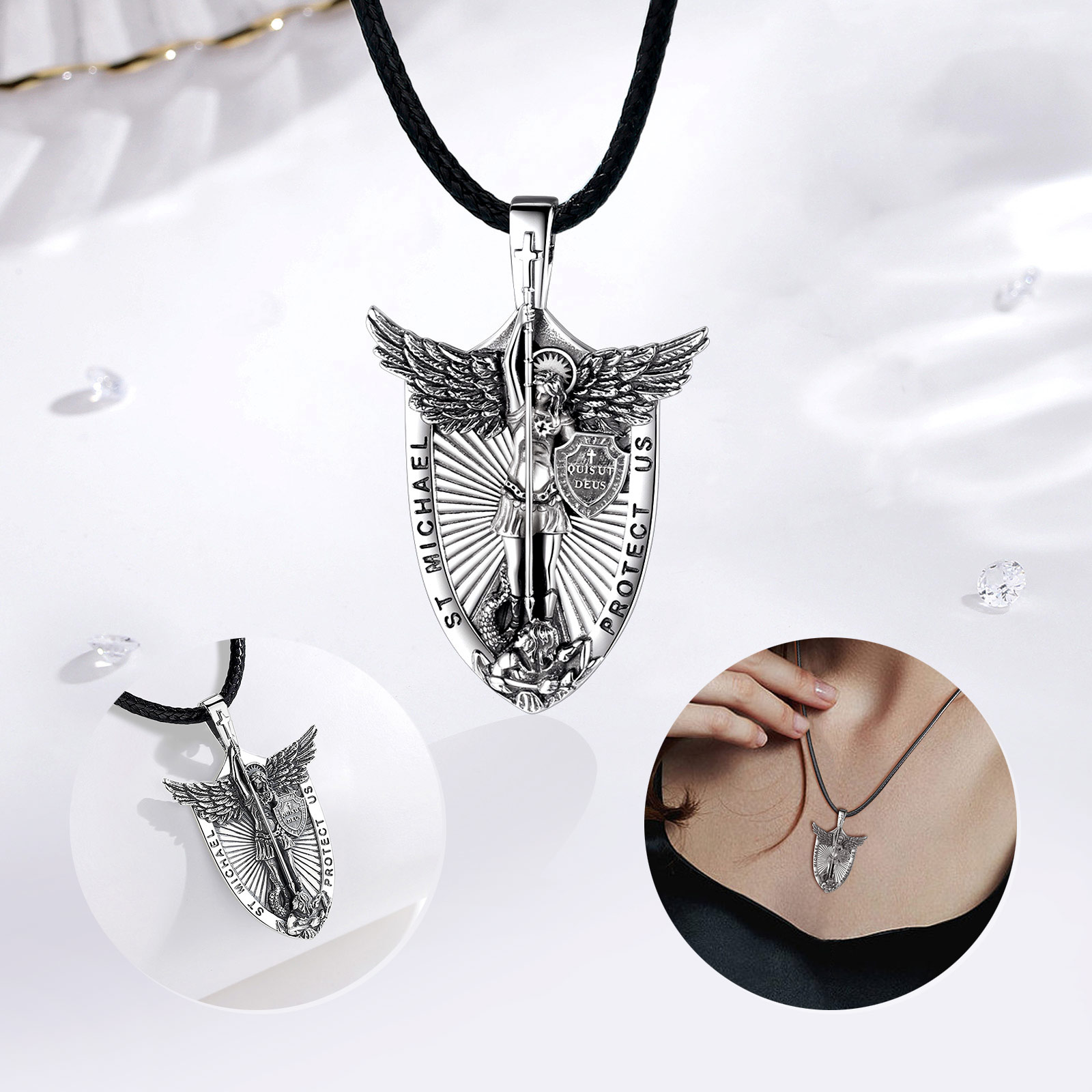 Eudora 925 prata esterlina st. - 925 Sterling Silver Chain Necklace Men avaliação e preço