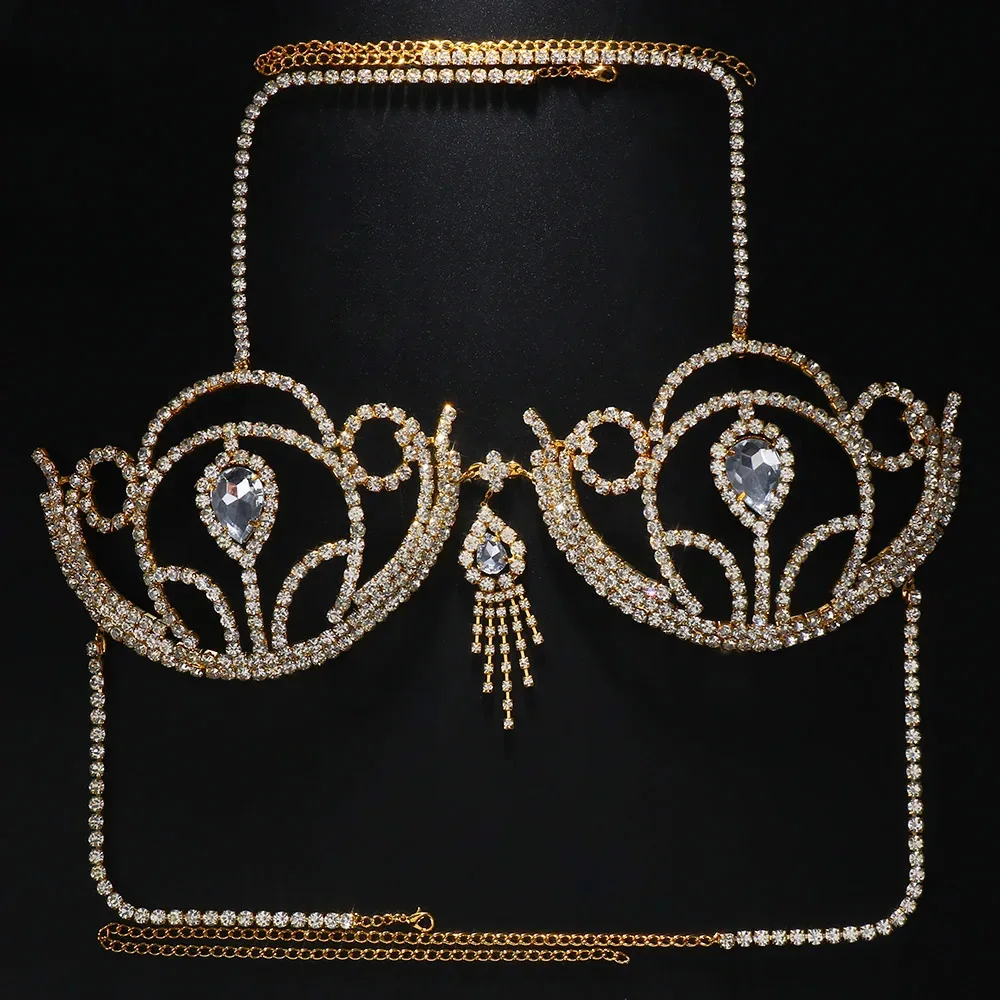 Sutiã de biquíni strass de lux - Body Jewelry avaliação e preço