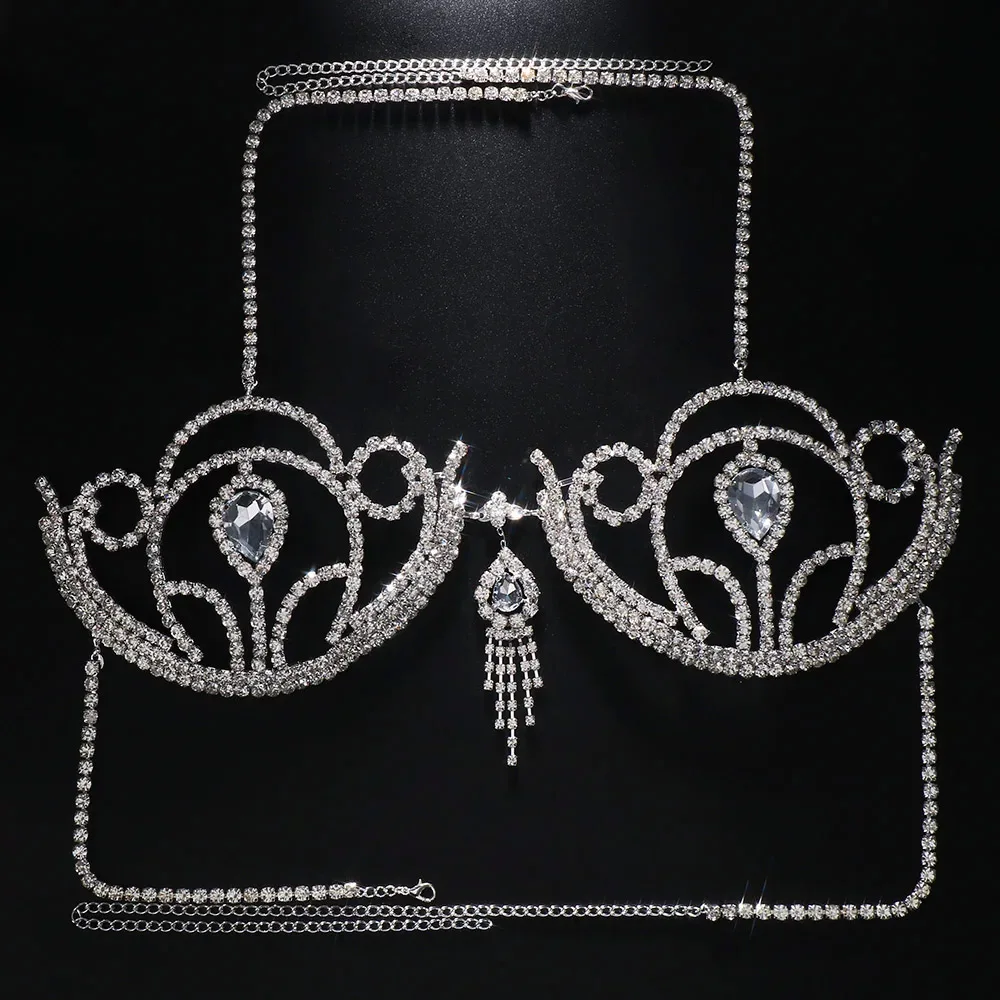 Sutiã de biquíni strass de lux - Body Jewelry avaliação e preço