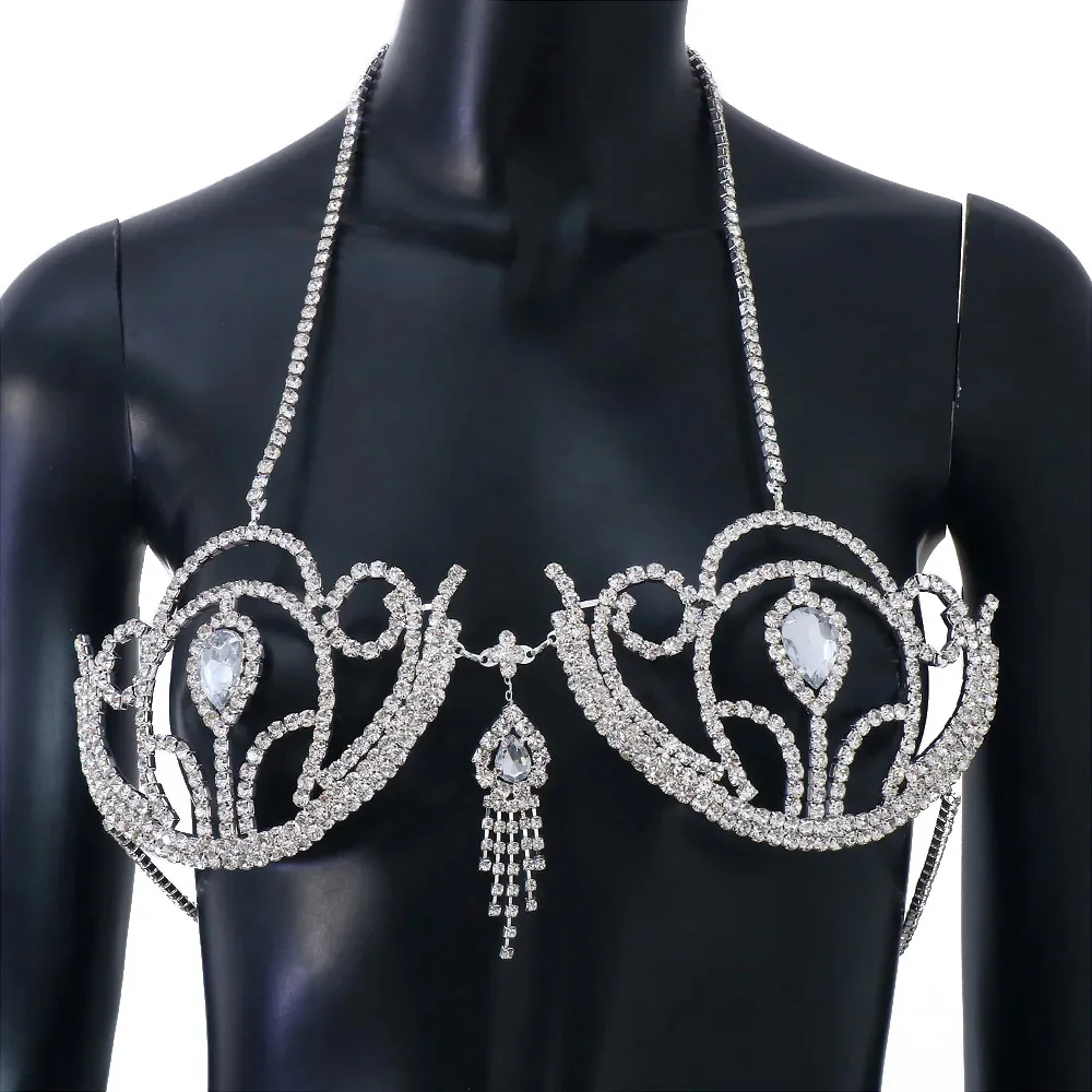 Sutiã de biquíni strass de lux - Body Jewelry avaliação e preço