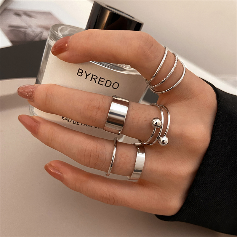 Anel do punk do grânulo do met - Vintage Punk Knuckle Rings Set avaliação e preço