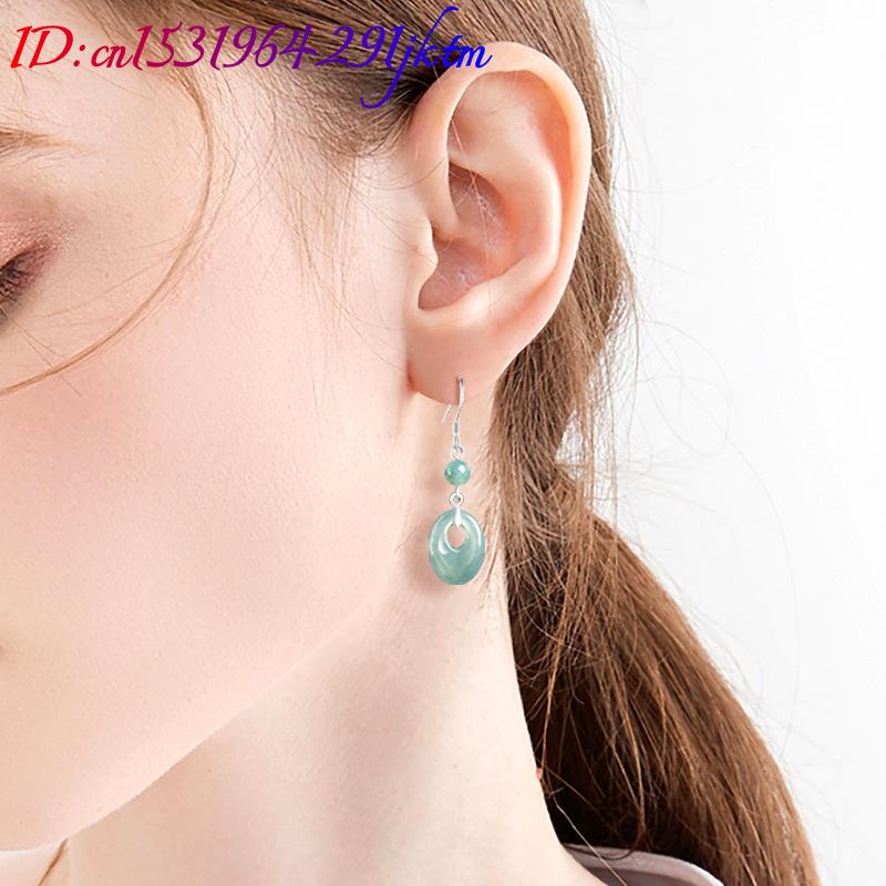 Brincos de anel de jadeíte de  - Earrings avaliação e preço