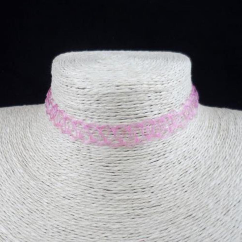 Colar Gótico de Fio Trançado d - Pearl Choker Necklace Vintage avaliação e preço
