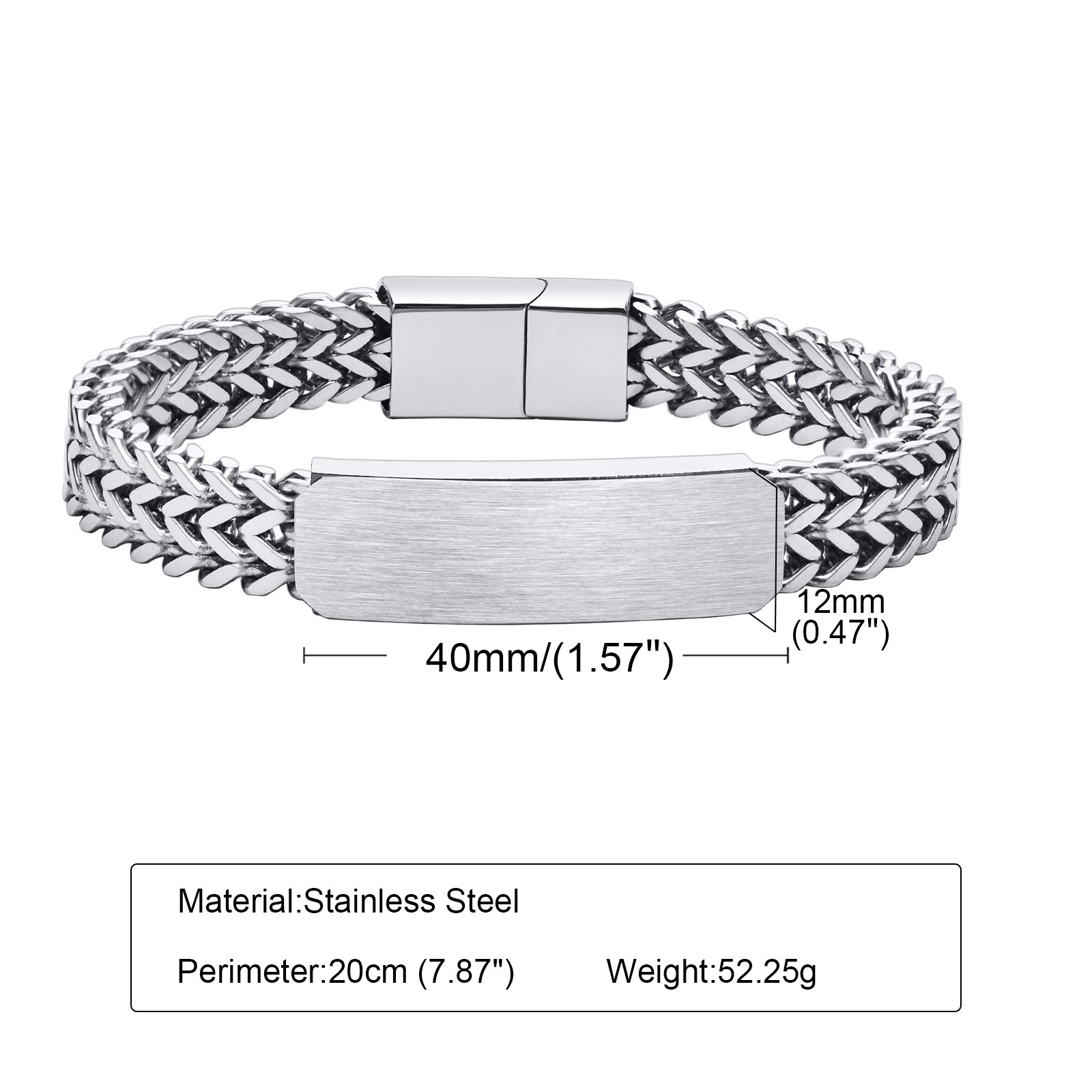 Livre personalize pulseiras de - Cuban Link Chain 12Mm avaliação e preço
