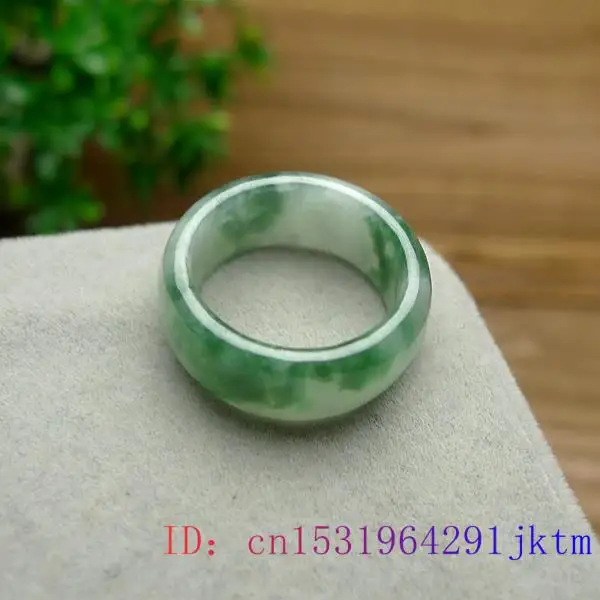 Jade verde anel natural pedra  - Rings avaliação e preço