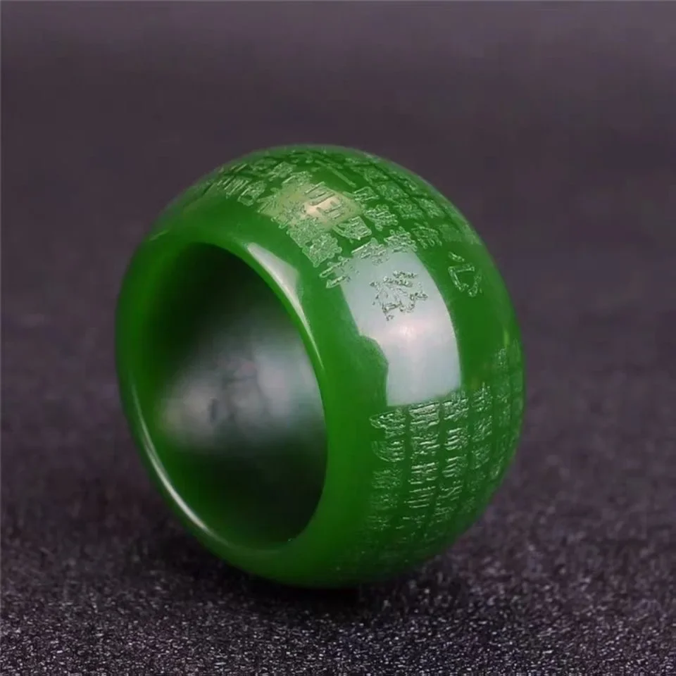 Anel de Jade Verde Natural 22m - Rings avaliação e preço