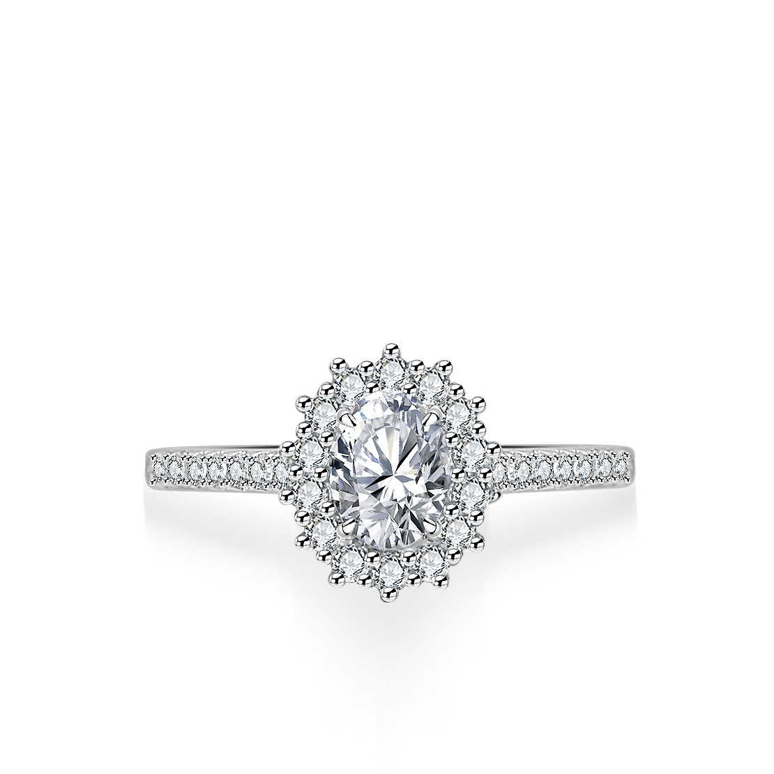 Anel de moissanite alienígena  - Moissanite Engagement Ring 1 Carat avaliação e preço