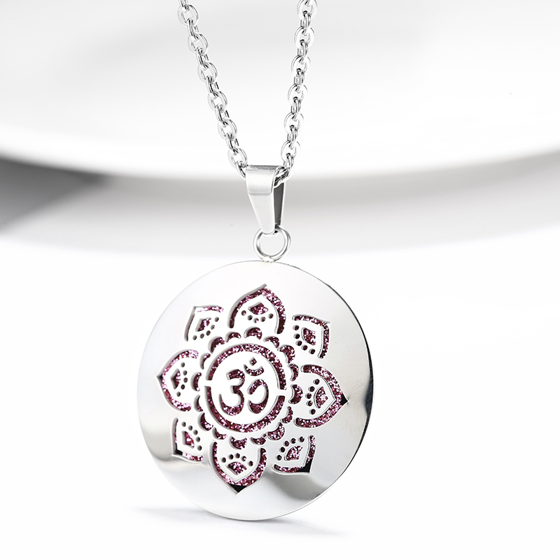 Novo simples aromaterapia difu - Heart Locket Necklace Photo avaliação e preço