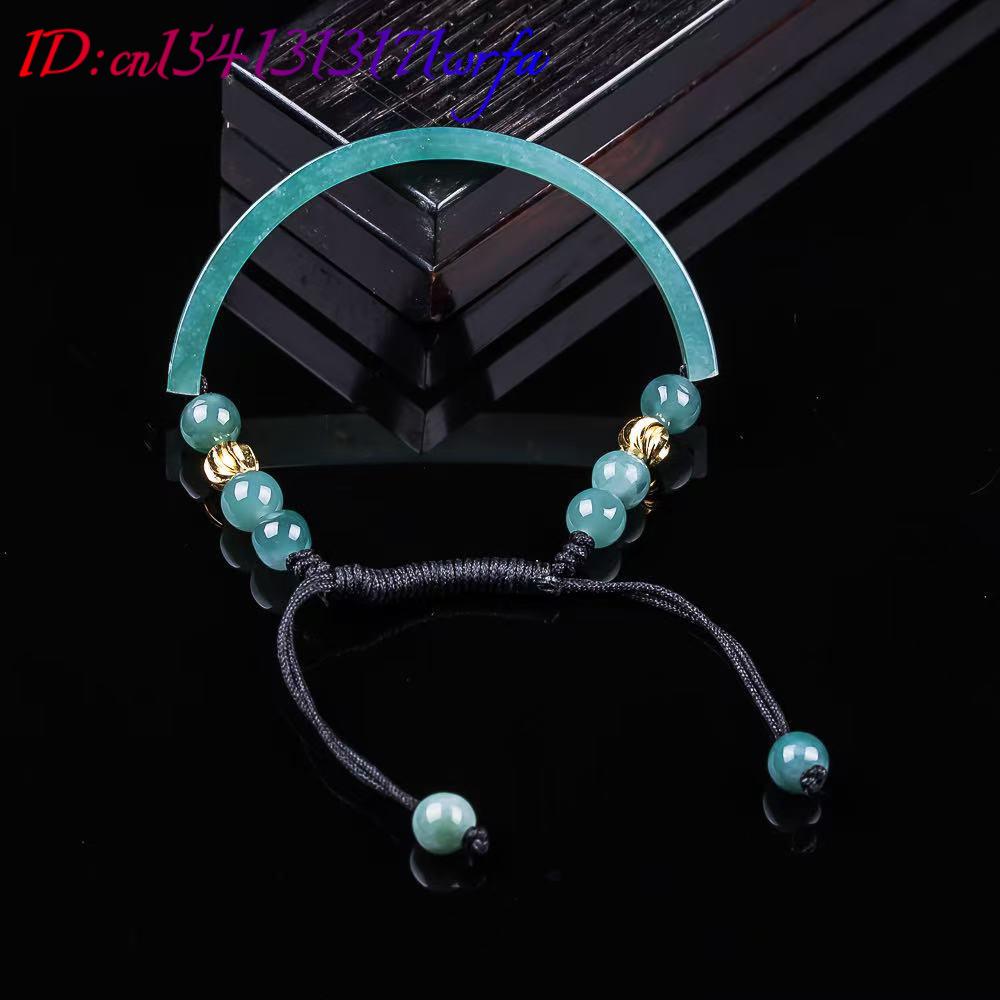 Myanmar jadeite pulseira acess - Bracelets avaliação e preço