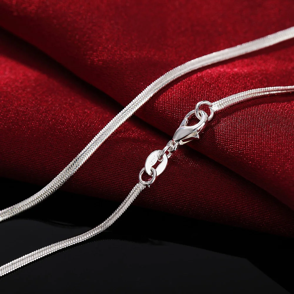Colar de prata esterlina 925 p - 925 Sterling Silver Chain Necklace Men avaliação e preço