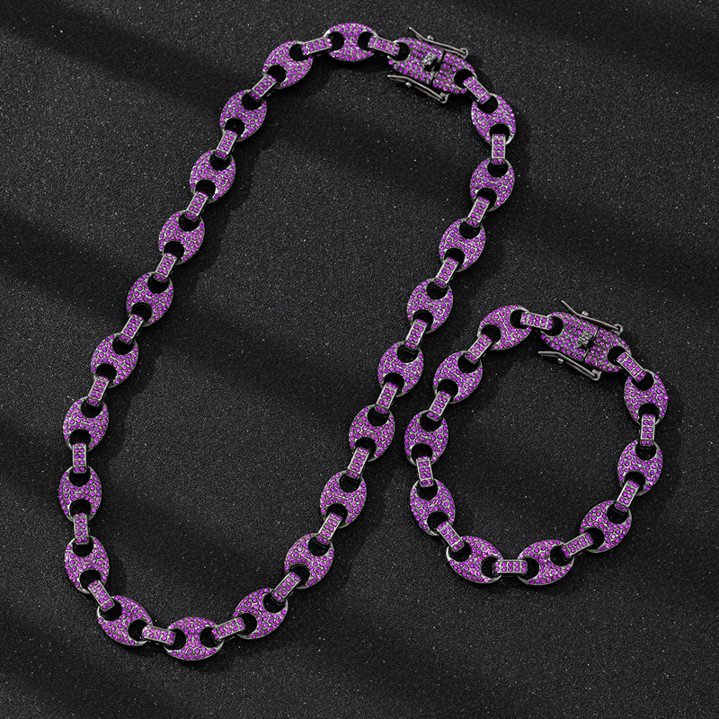 Masculino feminino hiphop 12mm - Cuban Link Chain 12Mm avaliação e preço