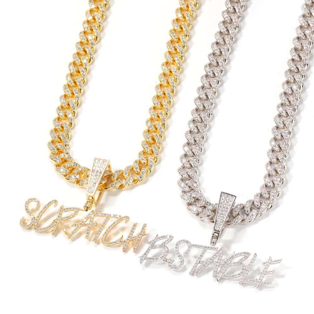 Tbtk personalizado nome curisv - Cuban Link Chain 12Mm avaliação e preço