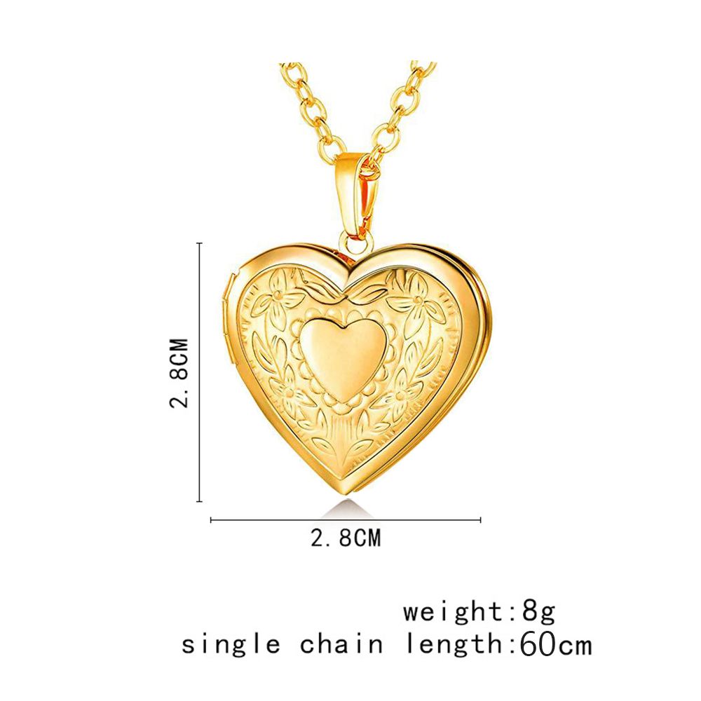 Moda foto foto medalhão colar  - Heart Locket Necklace Photo avaliação e preço