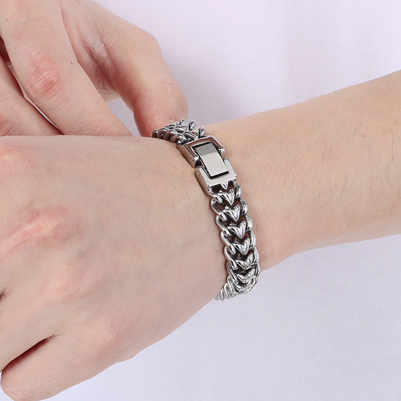 Pulseira Masculina KALEN de Aç - Cuban Link Chain 12Mm avaliação e preço