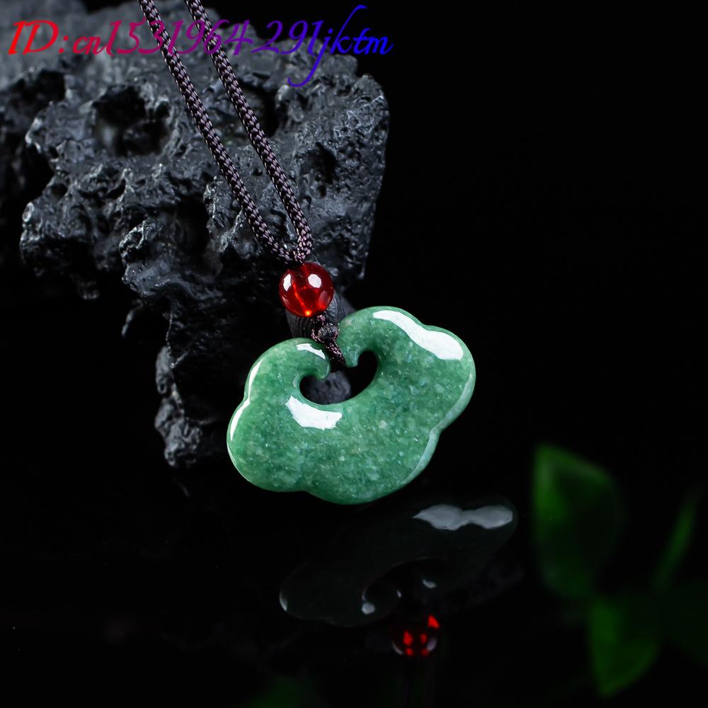 Natural myanmar jadeite ruyi p - Necklaces avaliação e preço