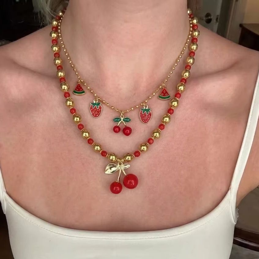 Colar com pingente em forma de - Layered Pendant Necklace Aesthetic avaliação e preço